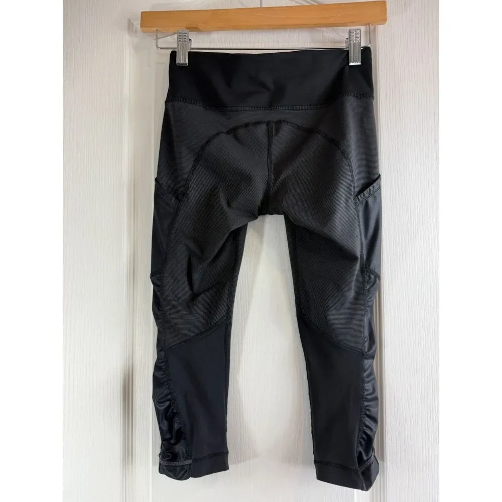 Lululemon Women's Cut The Crop Capri Leggings Black Size 2
